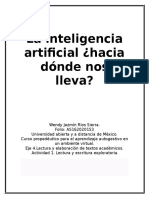 La Inteligencia Artificial ¿Hacia Dónde Nos Lleva?