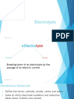 Electrolysis