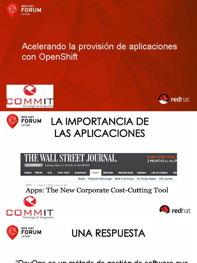 Presentación Openshift | PDF