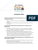 Kin Inclusion Plan