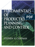 Fundamentals of production Control and planning