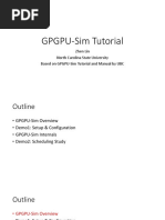 GPGPU Sim Tutorial