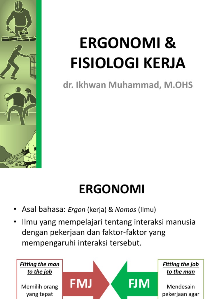 Ergonomi Dan Fisiologi Kerja