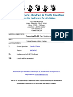 The Northshore Children & Youth Coalition: Advocates For Healthcare For All Children