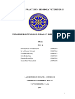 Laporan Biokimia Urinalisis Konvensional Pada Sapi Bali Dan Babi Bali