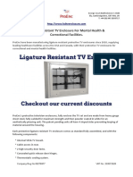 Ligature Resistant TV Enclosure by ProEnc 