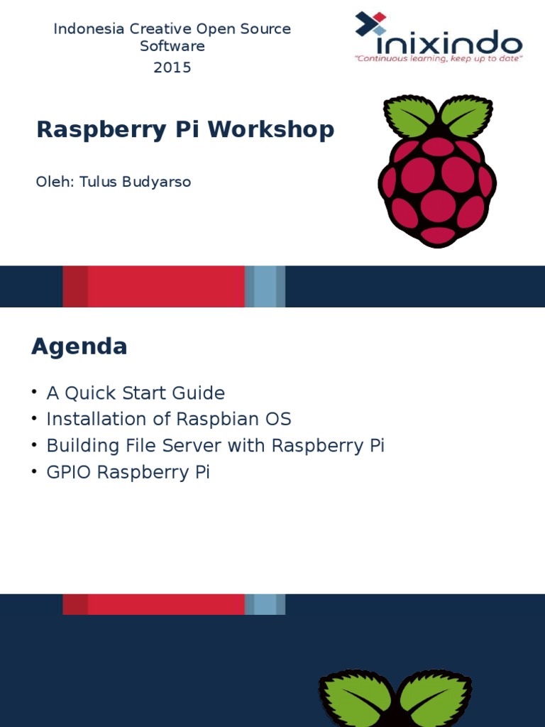Raspberry Pi Workshop Inixindo | PDF | Raspberry Pi | Classes Of Computers