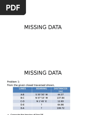 Lec 12 - Missing Data (1)