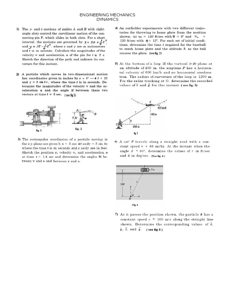 Engineering Mechanics Dynamics Guide | PDF
