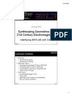  Interfacing MATLAB With CAD