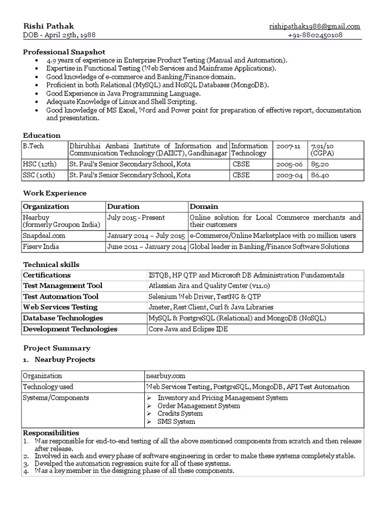 Rishi Pathak Weebly  PDF  Web Service  Information Technology