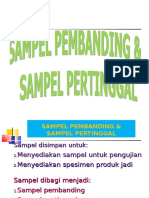 Sampel Pembanding Dan Sampel Pertinggal