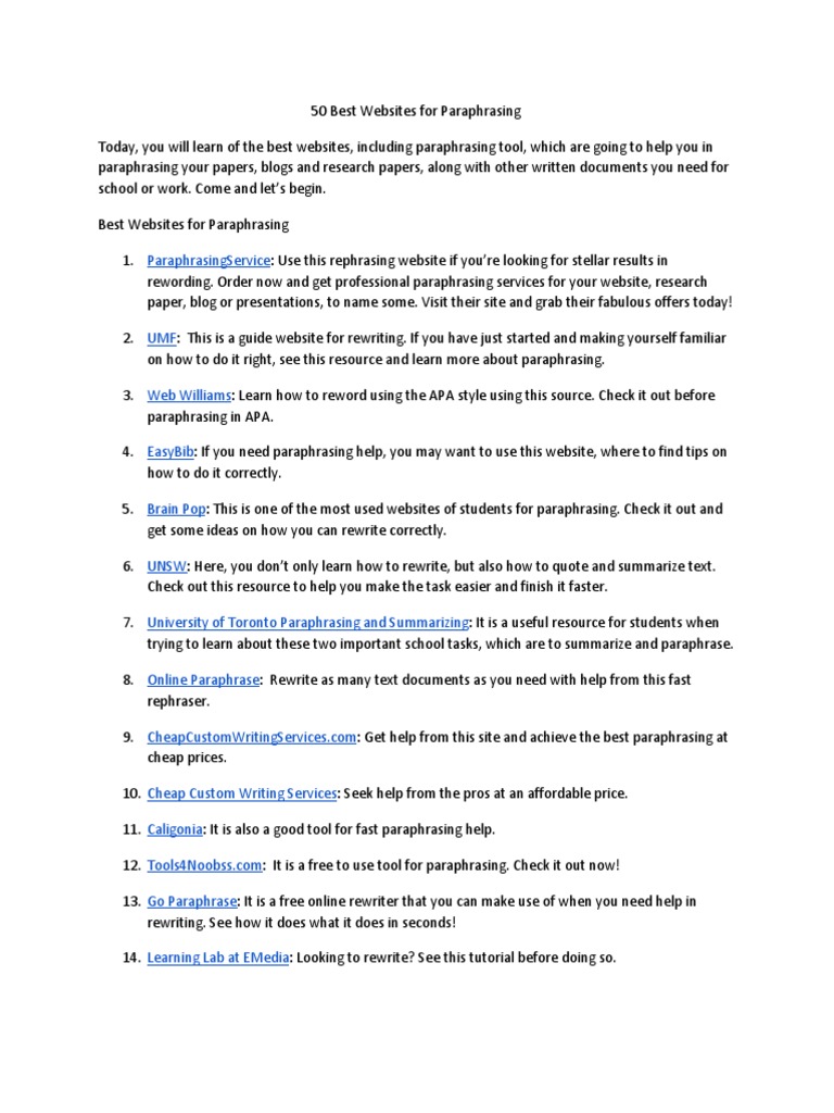Paraphrasing Is a Key to Deeper Comprehension