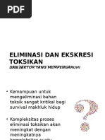 Eliminasi Dan Ekskresi Toksikan