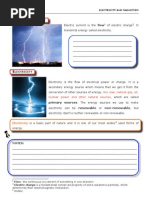 Download Magnetism and Electricity Lesson Plan by scienceclil SN30994089 doc pdf