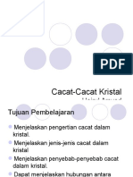 Metalurgi Fisik - Cacat-Cacat Kristal