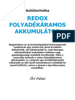 Redox Folyadékáramos Akkumulátor - Őri Péter