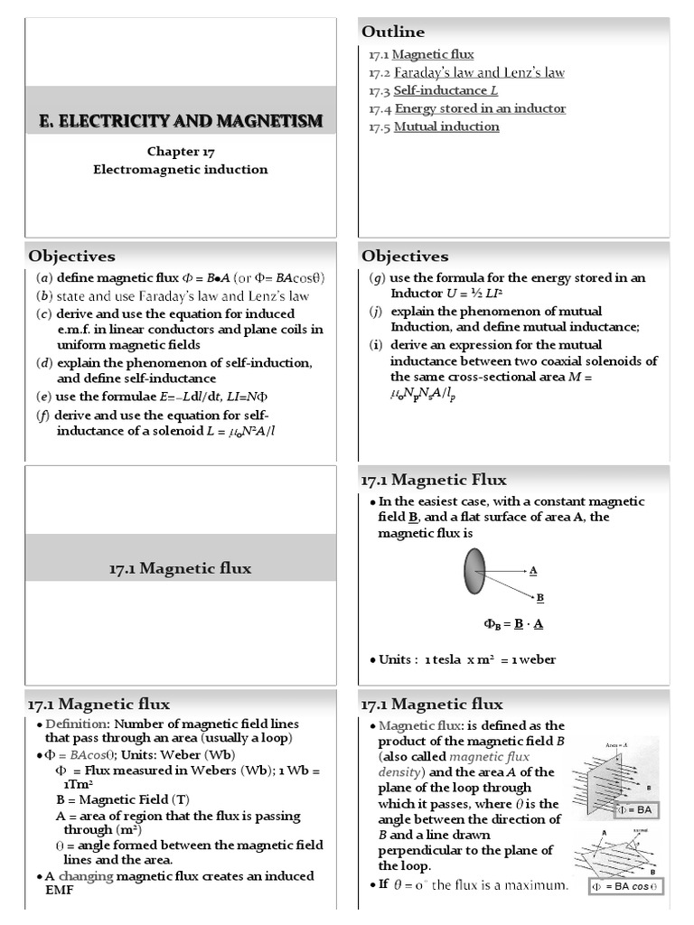 Self and Mutual Induction Explained | PDF | Inductance ...