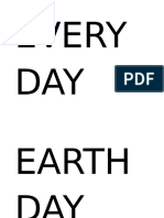 Every Day Earth Day