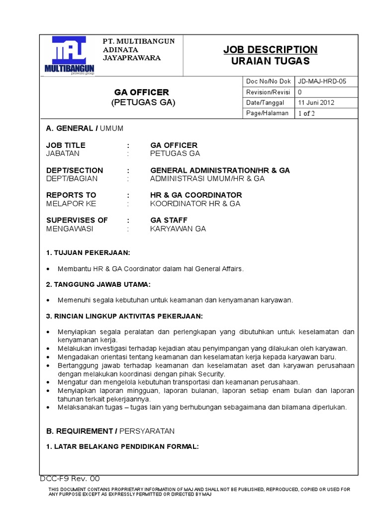GA Officer | PDF