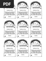 1 Piolho Bilhete- 2016