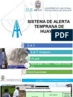 Sistema de Alerta Temprano de Huayco (Ejemplo de Plantilla PTT TELECOMUNICACIONES