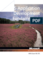 HTML5 Applications Development Fundamentals 98-375