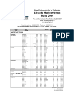 Lista de Medicamentos - Mayo 2014 (2014!05!01)