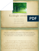Ecologie Crestina PDF