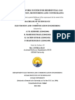 Sensor Network System For Residential Gas Leak Detection, Monitoring and Controlling