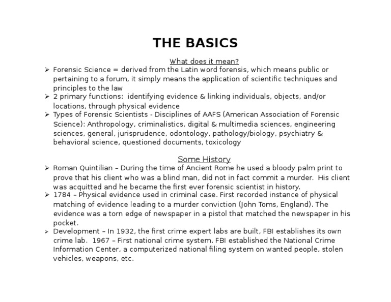 The Basics | PDF