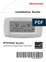 Honeywell RTH7600D1006E Instalation Guide PDF