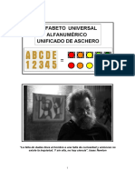 Cromosemiótica - Alfabeto Universal Alfanumérico Unificado de Aschero