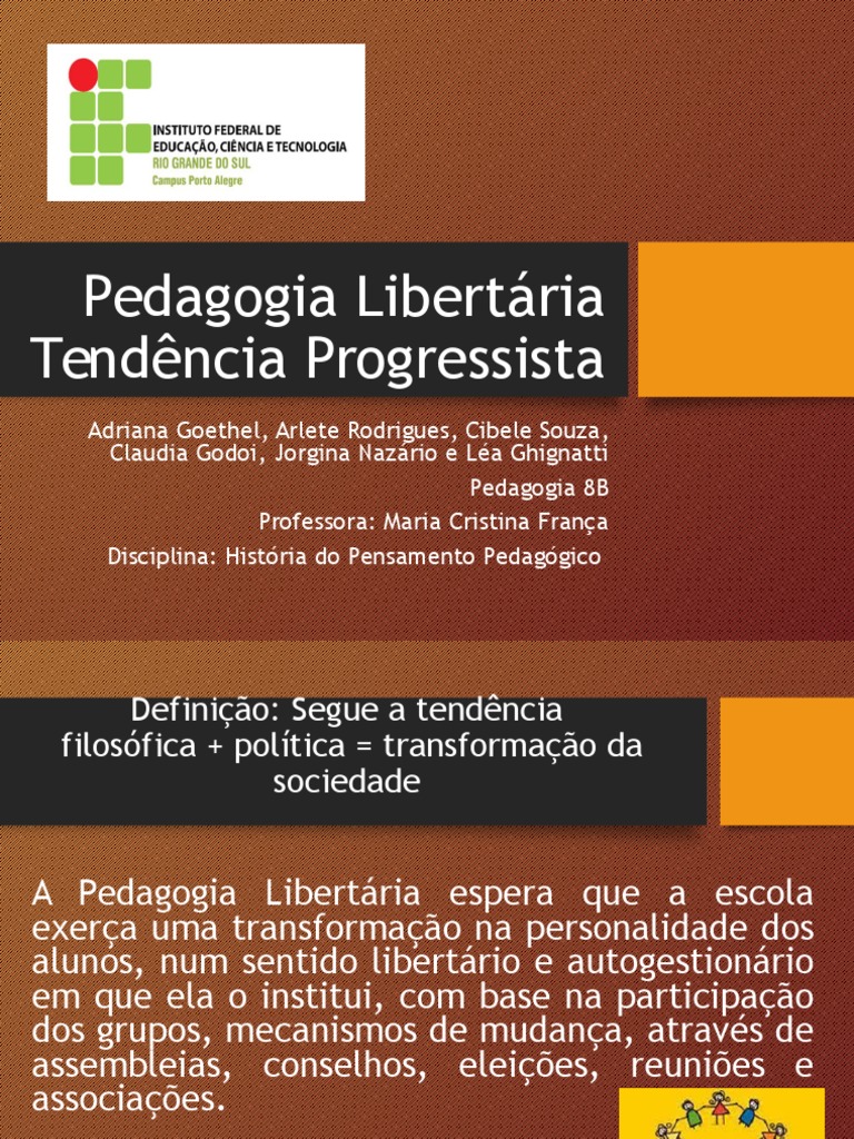 Pedagogia Libertária | PDF | Bem-estar