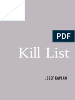 Kill List Josef Kaplan