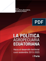 La Políticas Agropecuarias Al 2025 I Parte