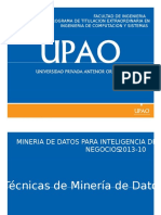 Tecnicas de mineria de datos