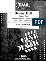 Benny Hill - Theme - Yackety Sax - James Rich & Randy Randolph - Arr. Hardy Schneiders