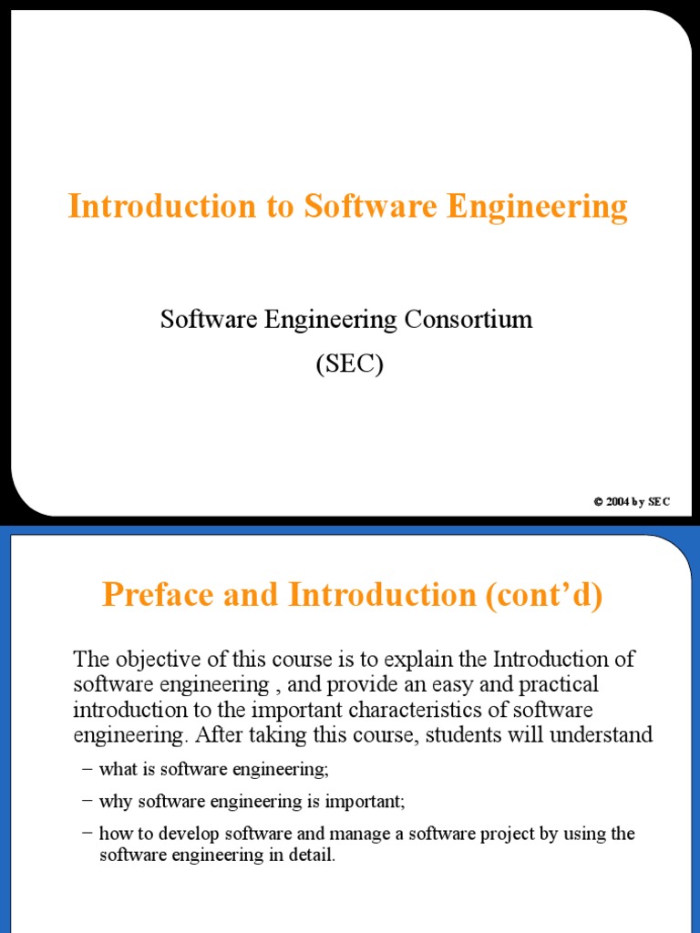 Slides of Software Engineering Consortium | PDF | Software Prototyping ...