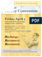 Faculty Convention Poster