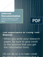 Internal Documentation