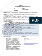 (6.RI.1) Key Ideas and Details 1. Cite Textual Evidence To Support Analysis of What