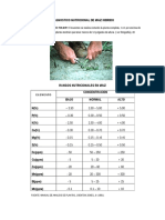 Diagnostico de La Nutricion de Maiz