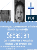 Invitación Bautizo