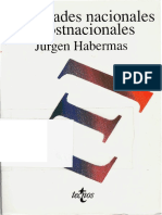 Jurgen Habermas - Identidades Nacionales y Postnacionales