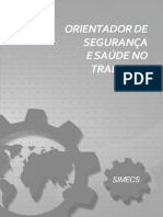 Orientador SIMECS - Segurança e Saúde do Trabalho 2015