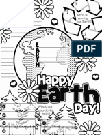 Earth Day Graphic Organizer Activity Poster Freebie