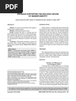 Download Evidence Supporting the Biological Nature of Gender Identity by Morgan Atwood SN310022694 doc pdf