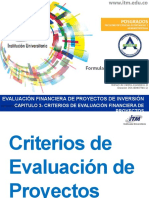 Criterios de Evaluación de Proyectos