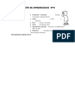 Sesión de Aprendizaje Nª6 